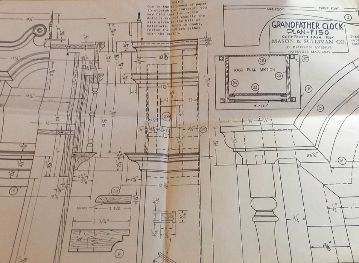 Grandfather Clock Plans